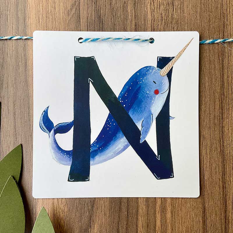 N Alphabet Tile