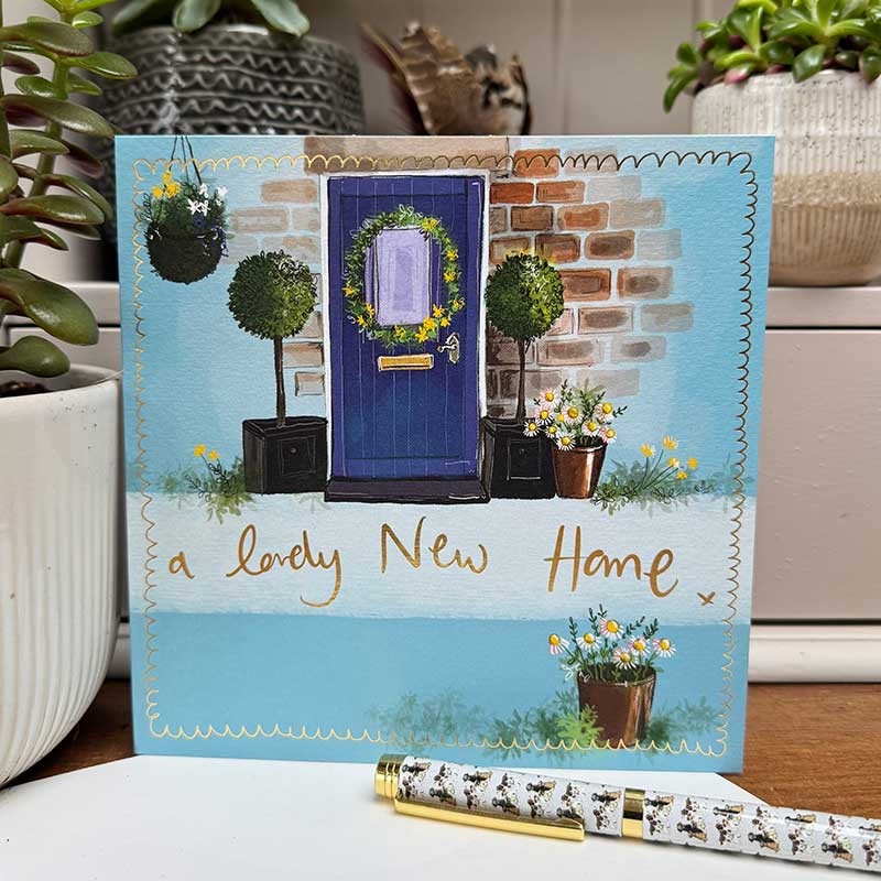 New Home Large Sparkle Card