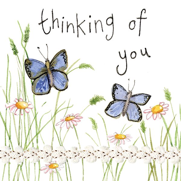 Butterflies Thinking Of You Card