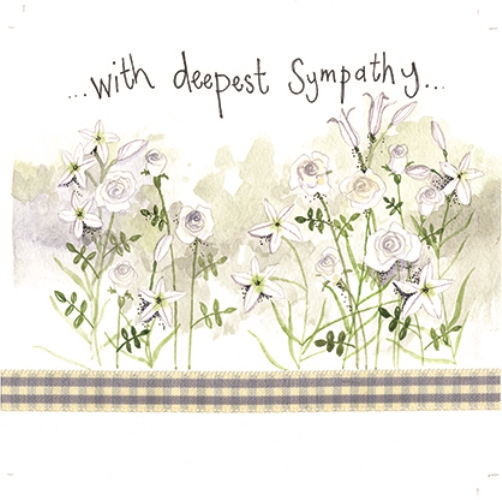 Sympathy Flowers Card