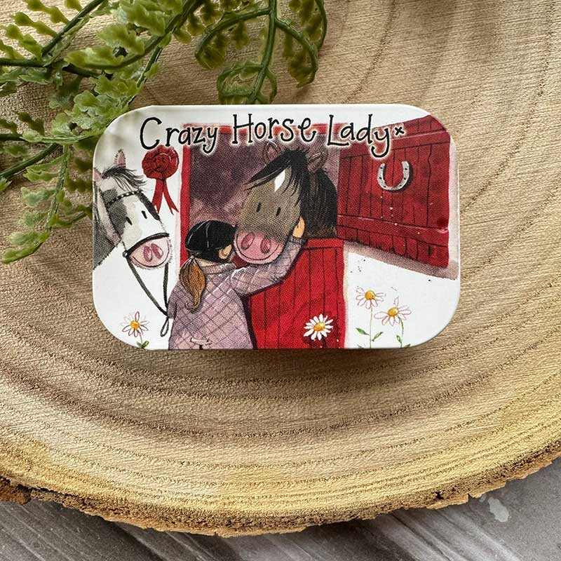 Crazy Horse Lady Sliding Little Tin