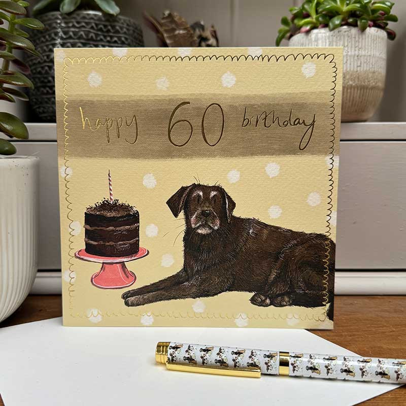 60 Today Large Sparkle Card