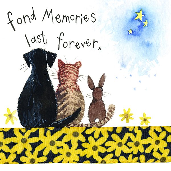 Memories Pet Sympathy Card