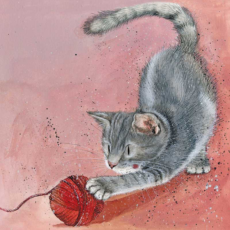 Ball Of Wool Blank Card
