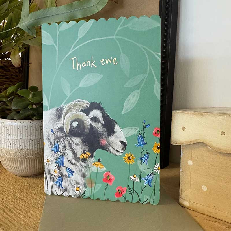 Ewe Thank You Card