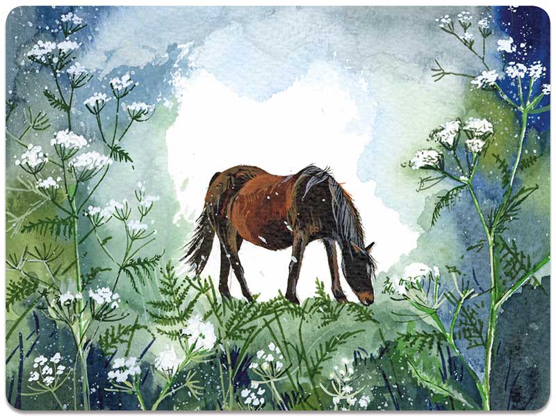Horse And Cow Parsley Place Mat