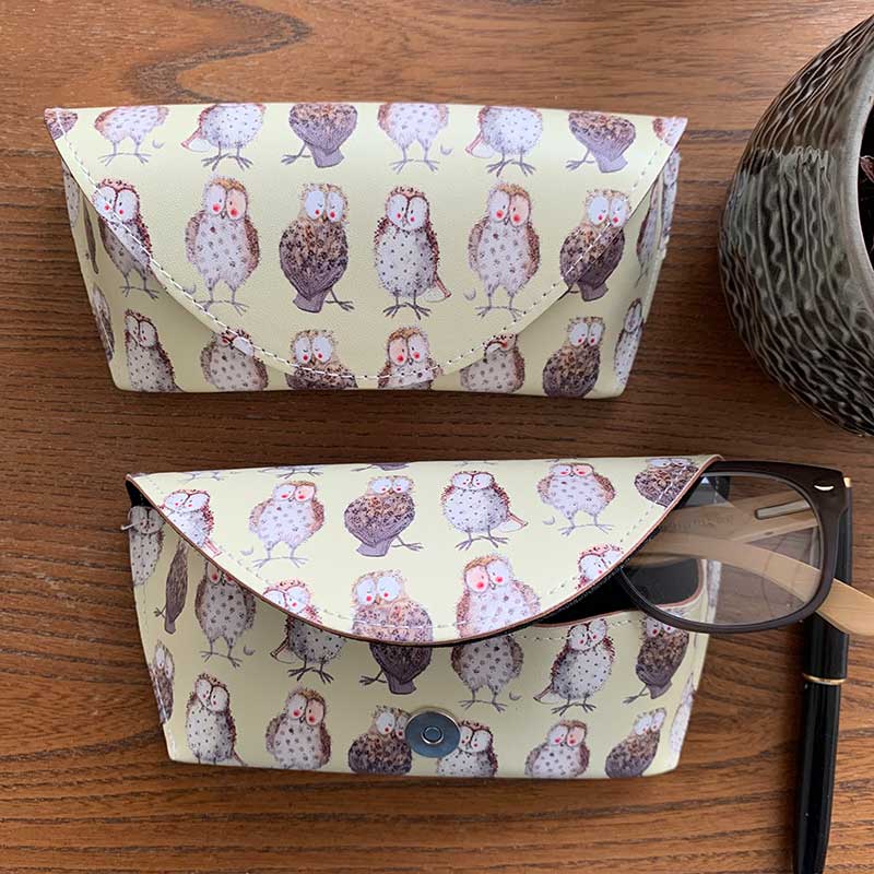 Owls Glasses Case