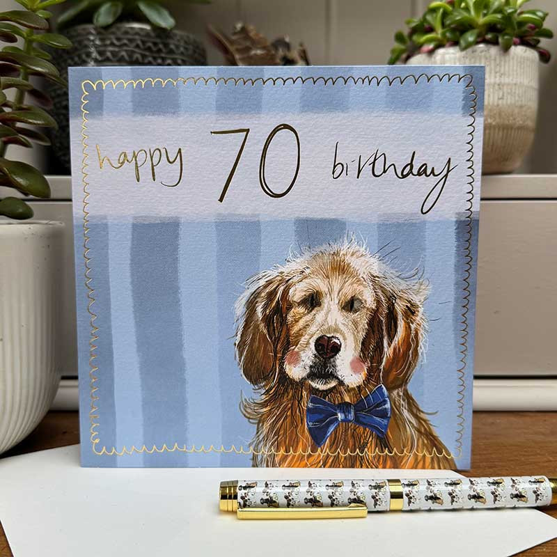 70 Today Large Sparkle Card