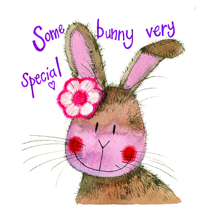 Beautiful Bunny Love Card