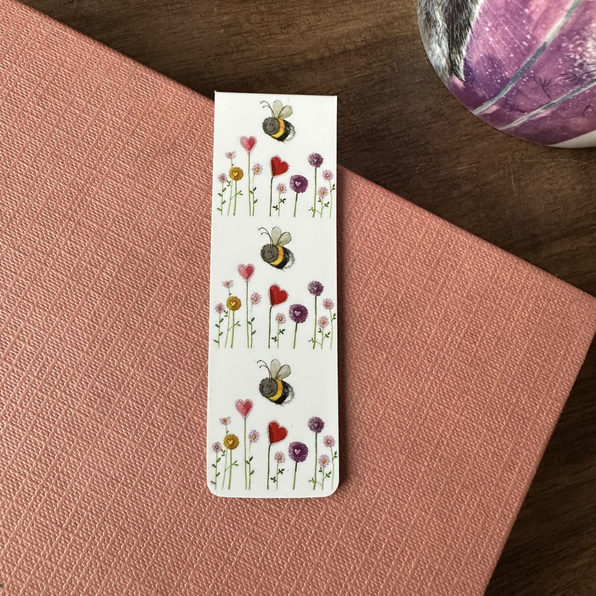 Bees And Flowers Bookmark