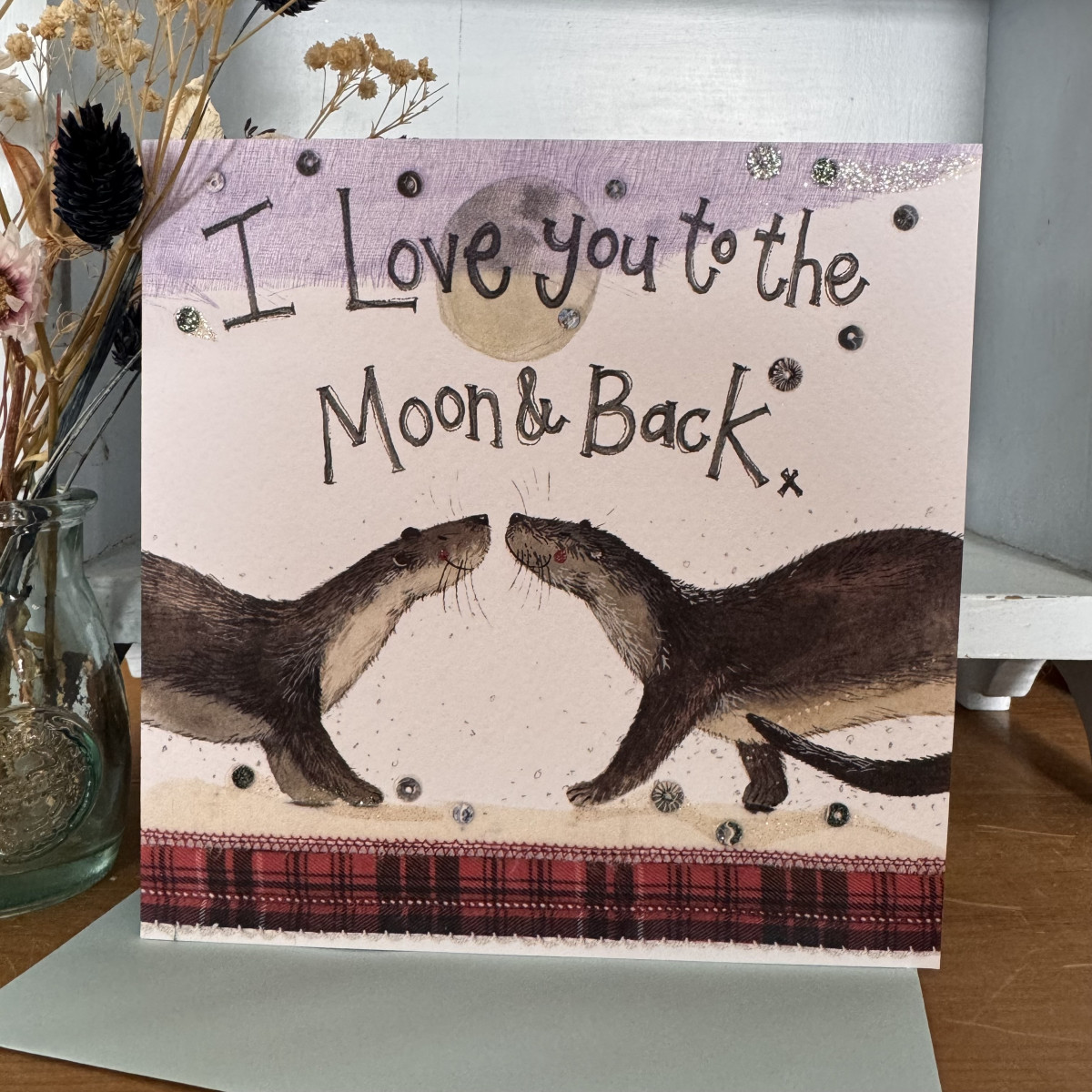 Moon & Back Card