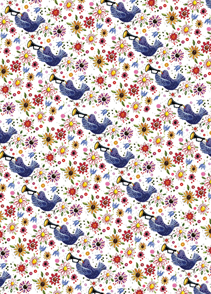 Bird Gift Wrap
