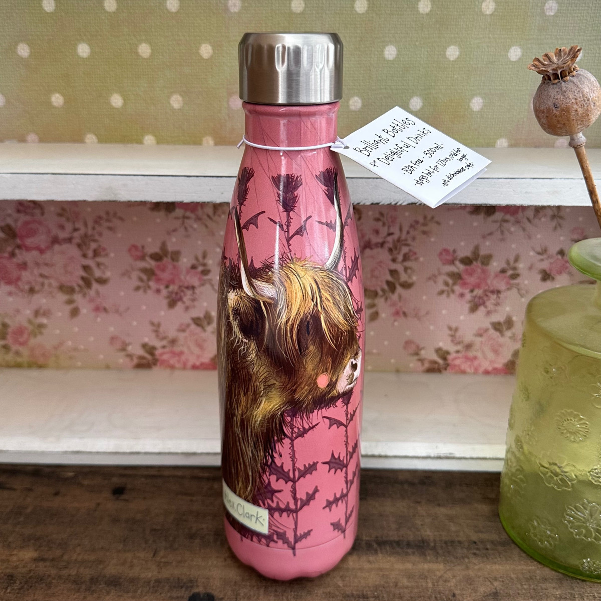 Highland Cow Water Bottle