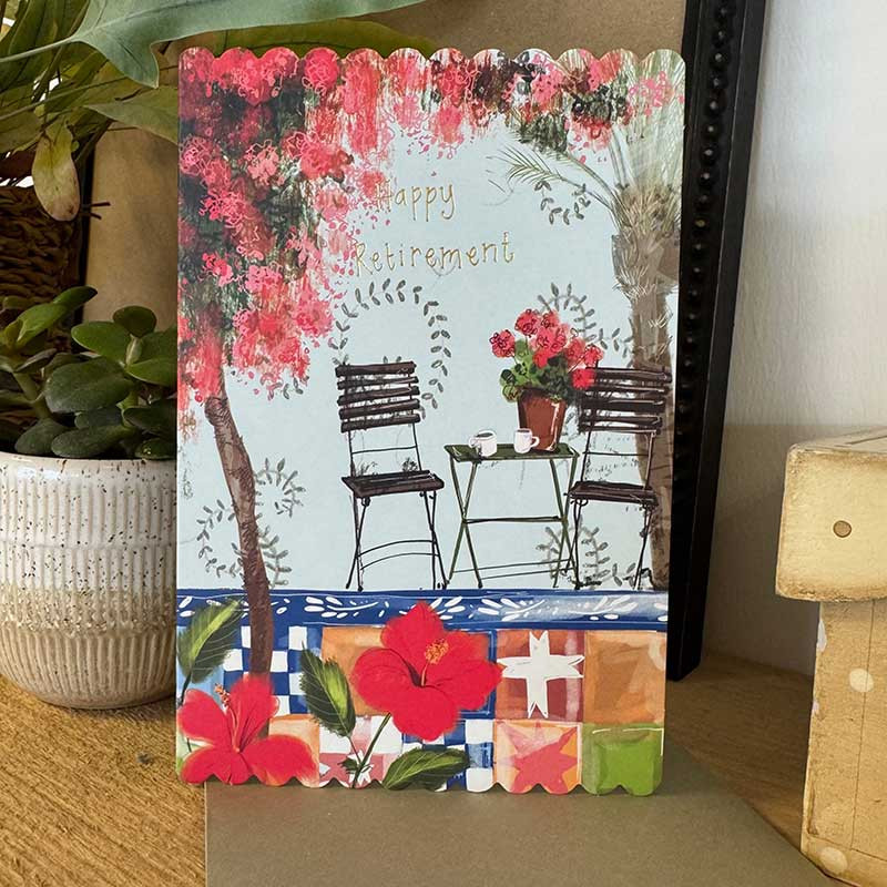 Patio Retirement Card