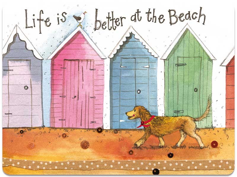 Life Is Better Place Mat