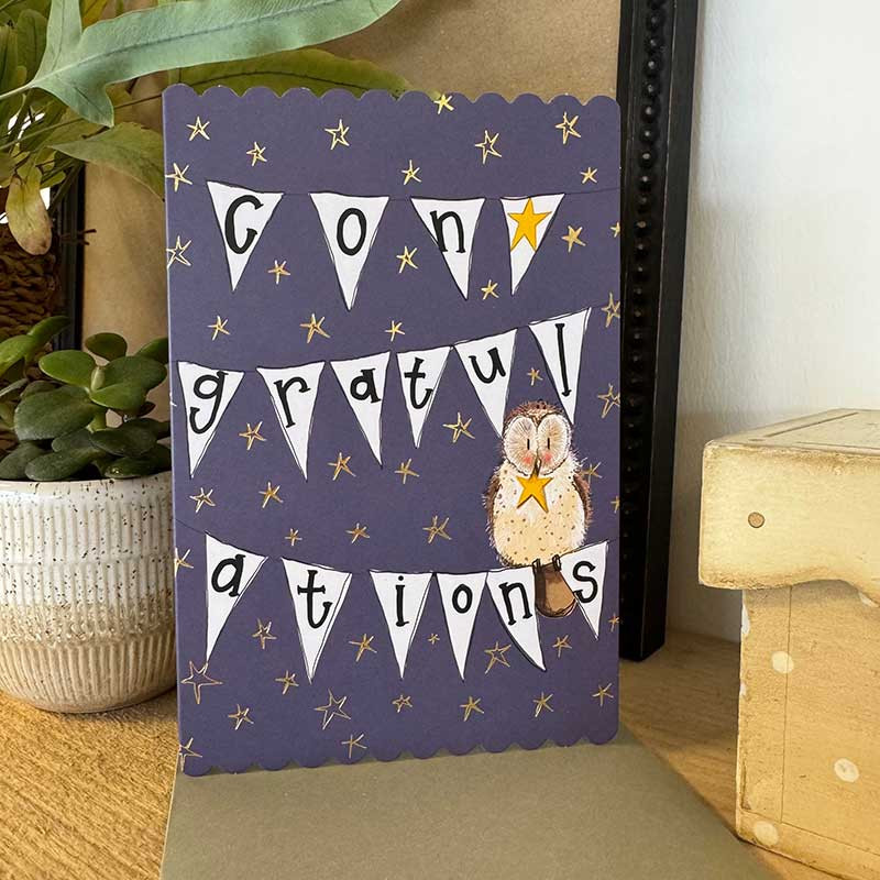 Owl Congratulations Card