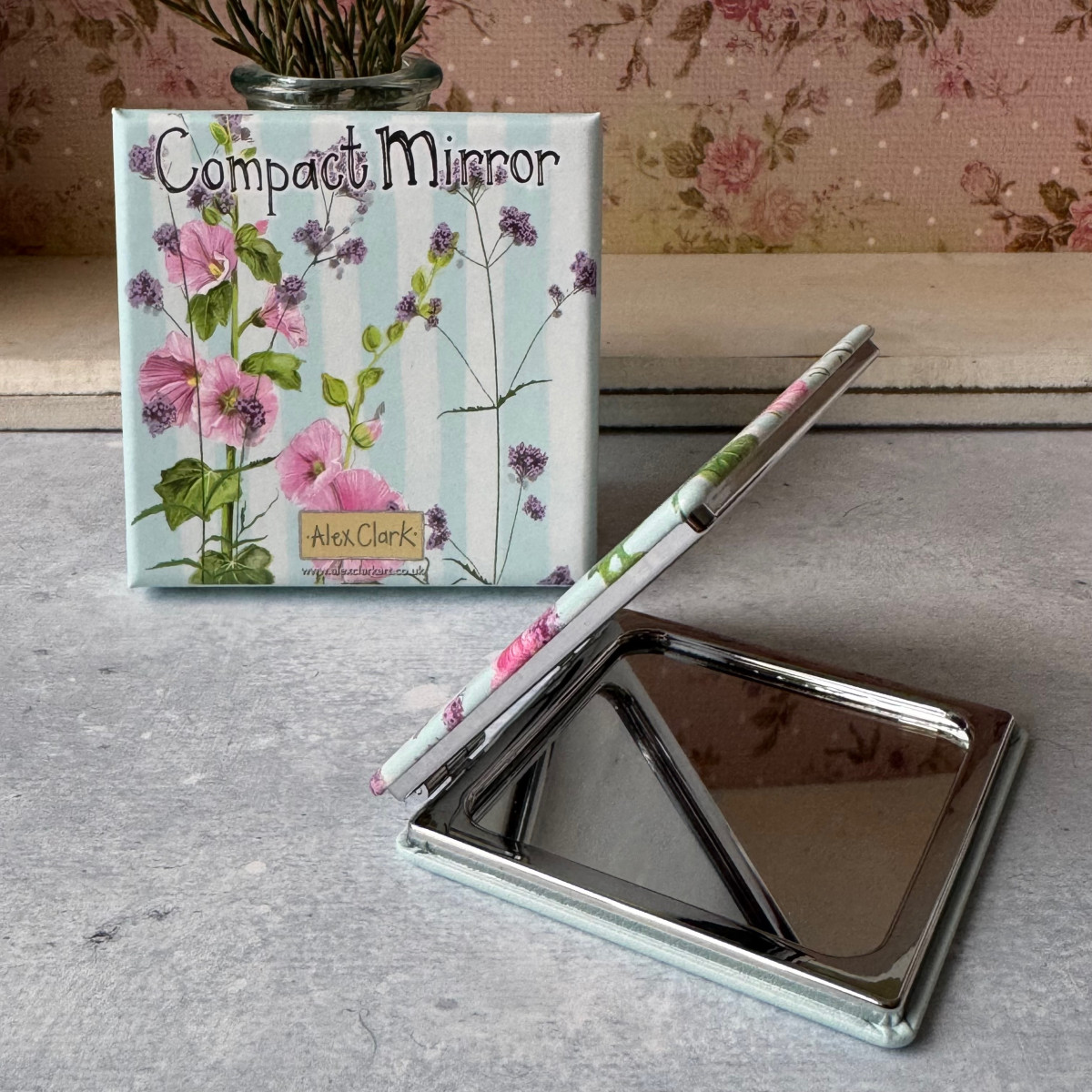 Garden Flowers Compact Mirror