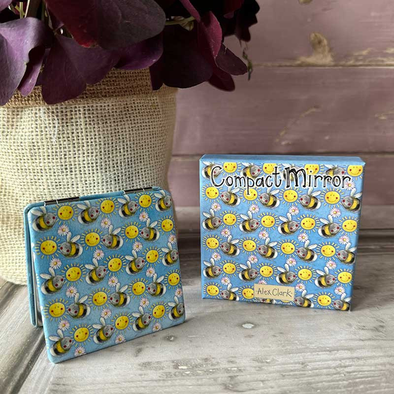 Sunshine Bee Compact Mirror
