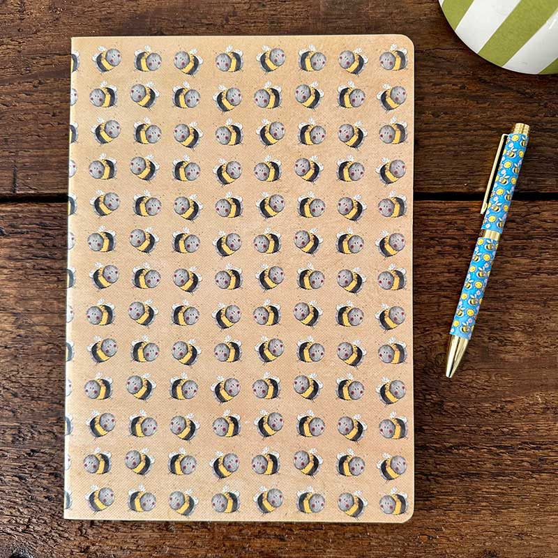 Busy Bees Large Notebook