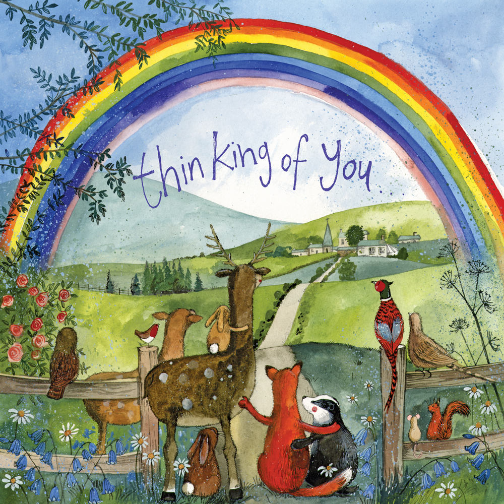 Looking For Rainbows Thinking Of You Card