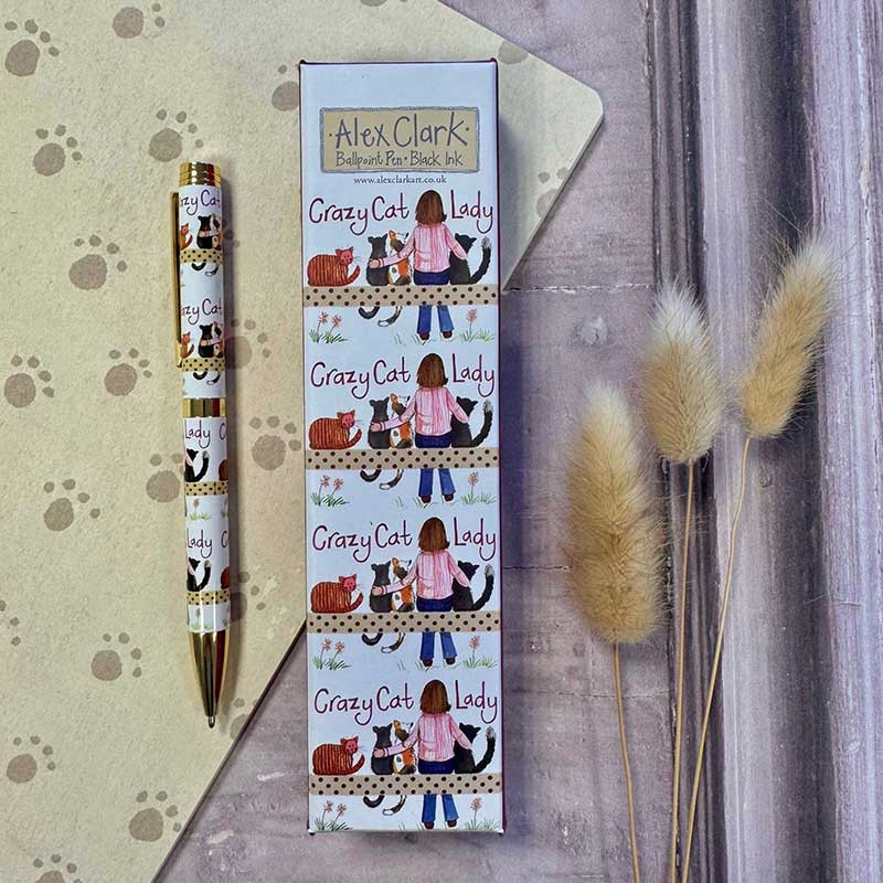 Bp14 Crazy Cat Lady Pen