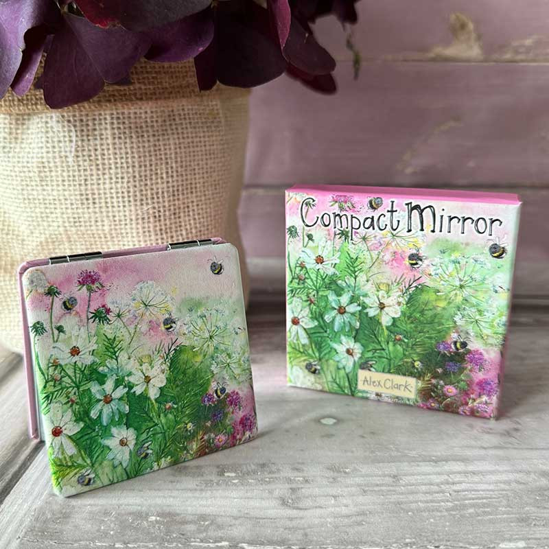 Bees In Summer Compact Mirror