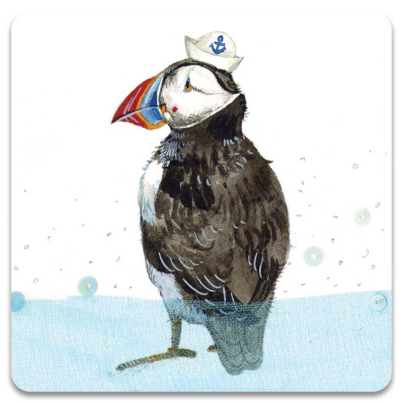 Ahoy There Puffin Fridge Magnet