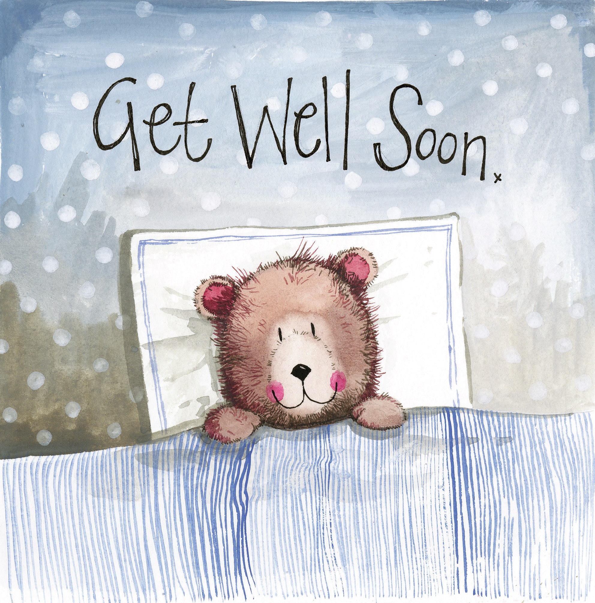 Get Well Bear Card