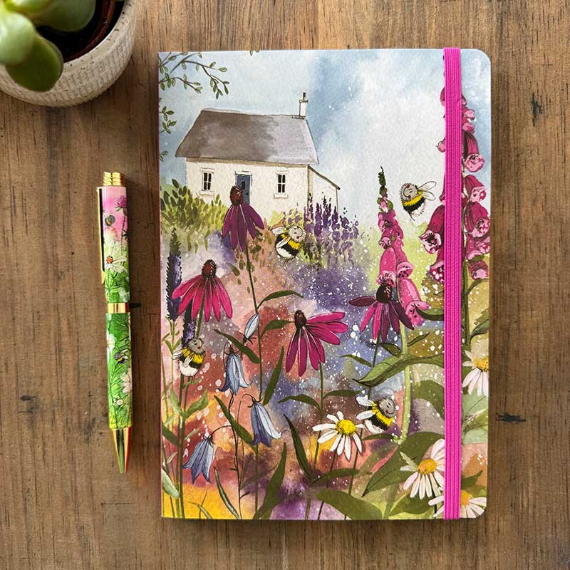 Bee Garden Large Chunky Notebook
