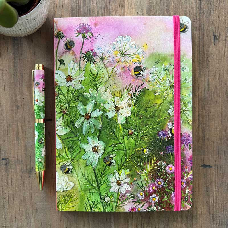 Bees And Sunflower Large Chunky Notebook