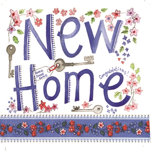 Key To The Door New Home Card