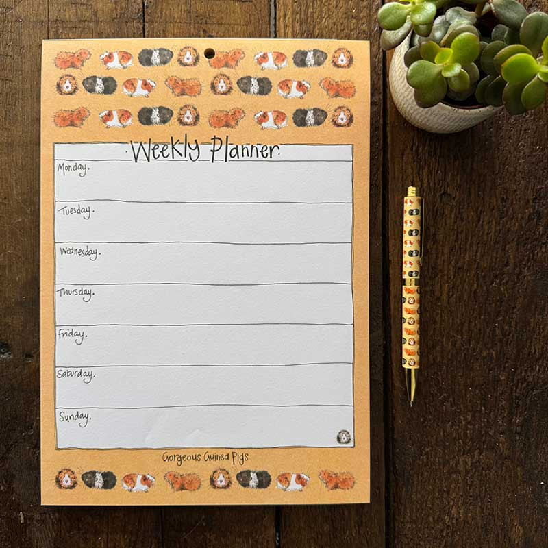 Gorgeous Guinea Pigs  Weekly Planner