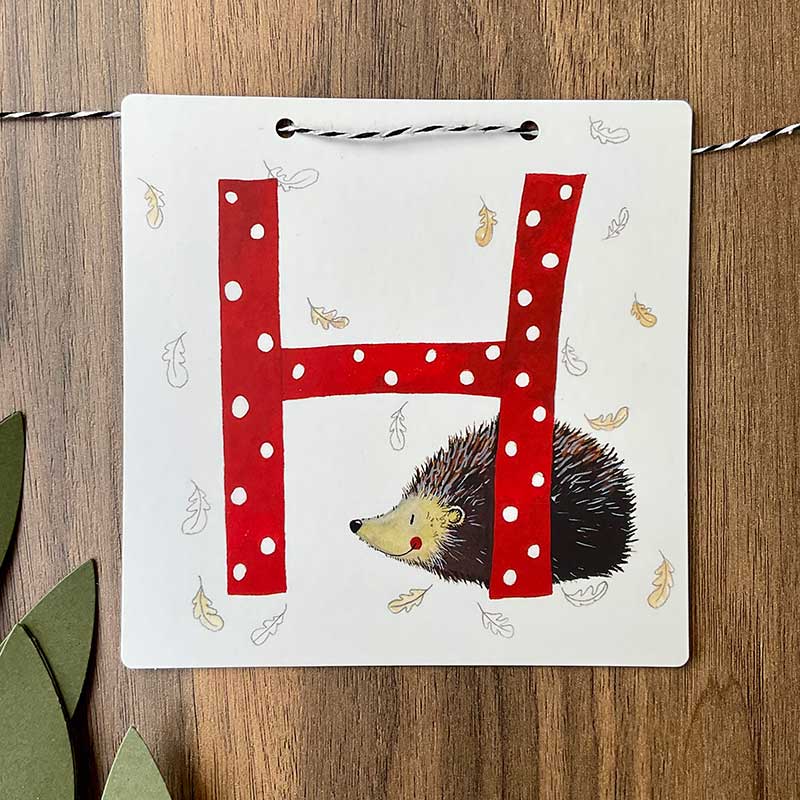 H Alphabet Tile