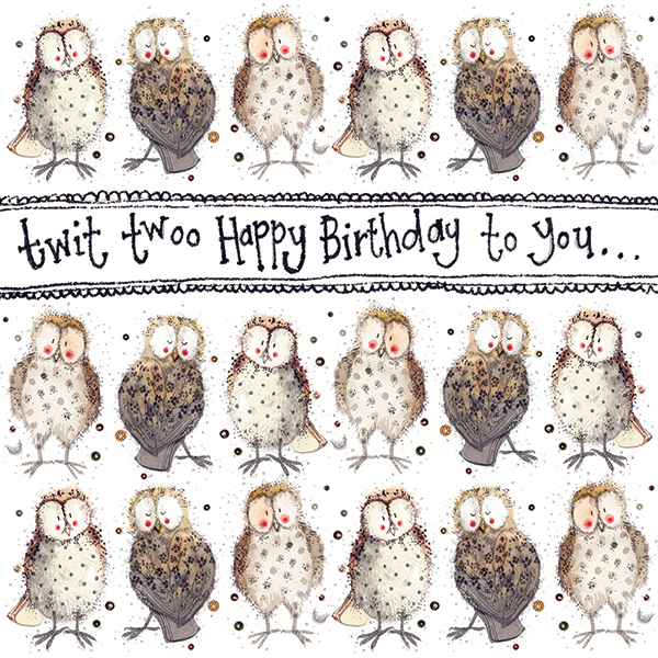 Birthday Owls Card