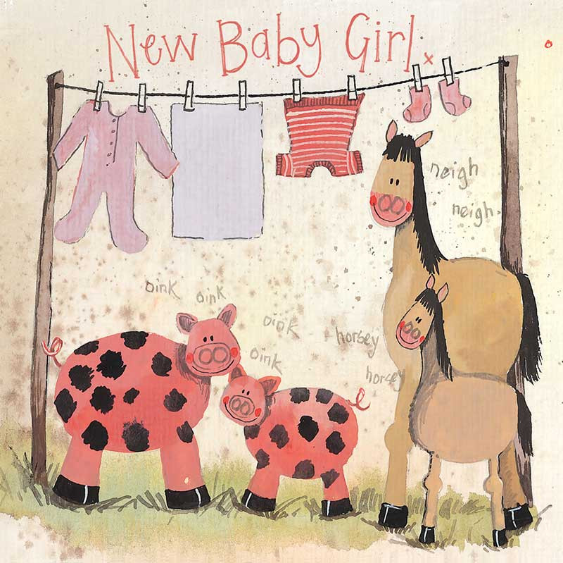 New Baby Girl Card