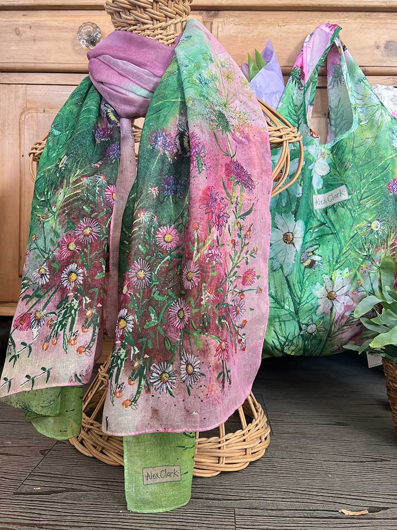 Bees In Summer Long Scarf