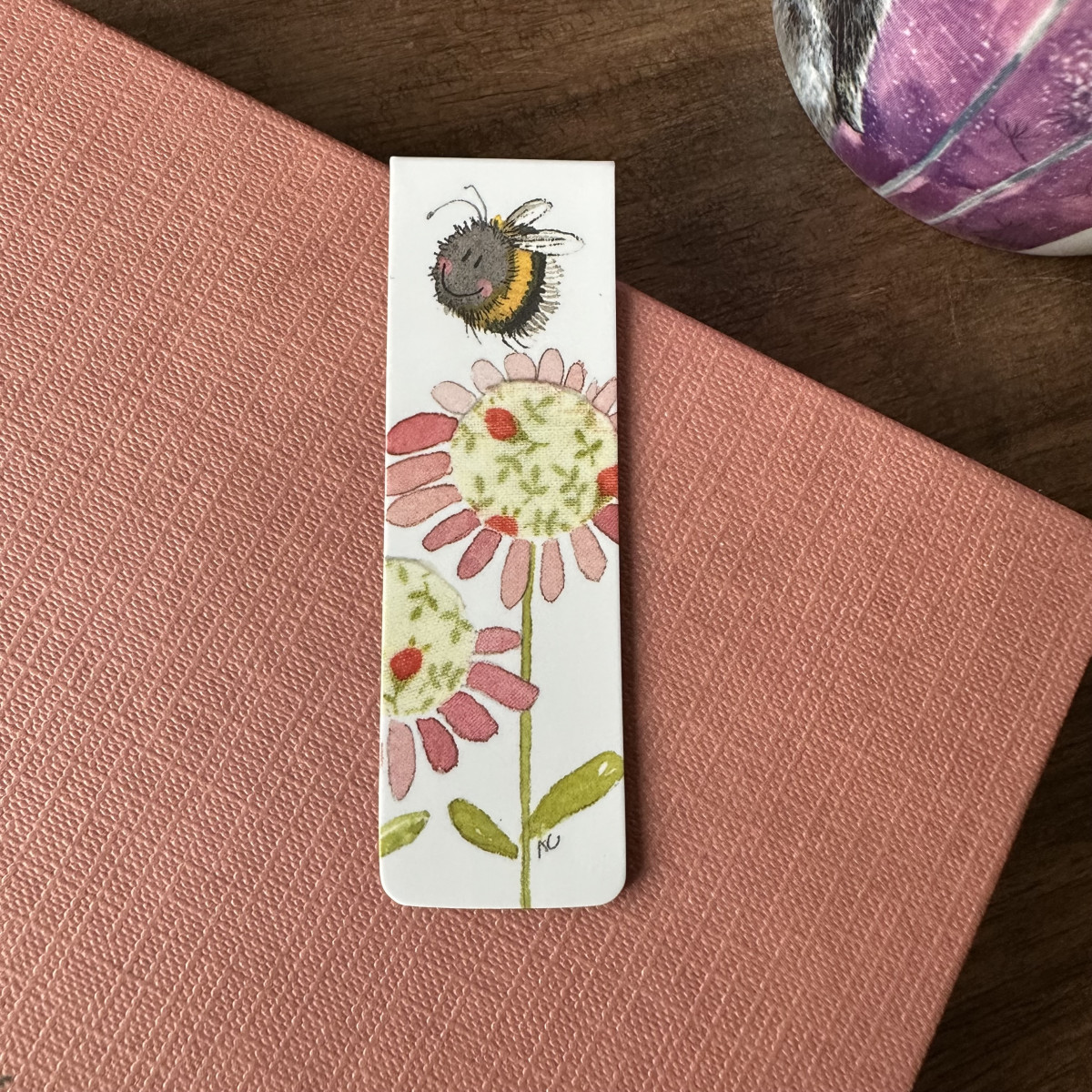Bee And Flower Bookmark