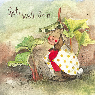 Bunny Bottle Get Well Card