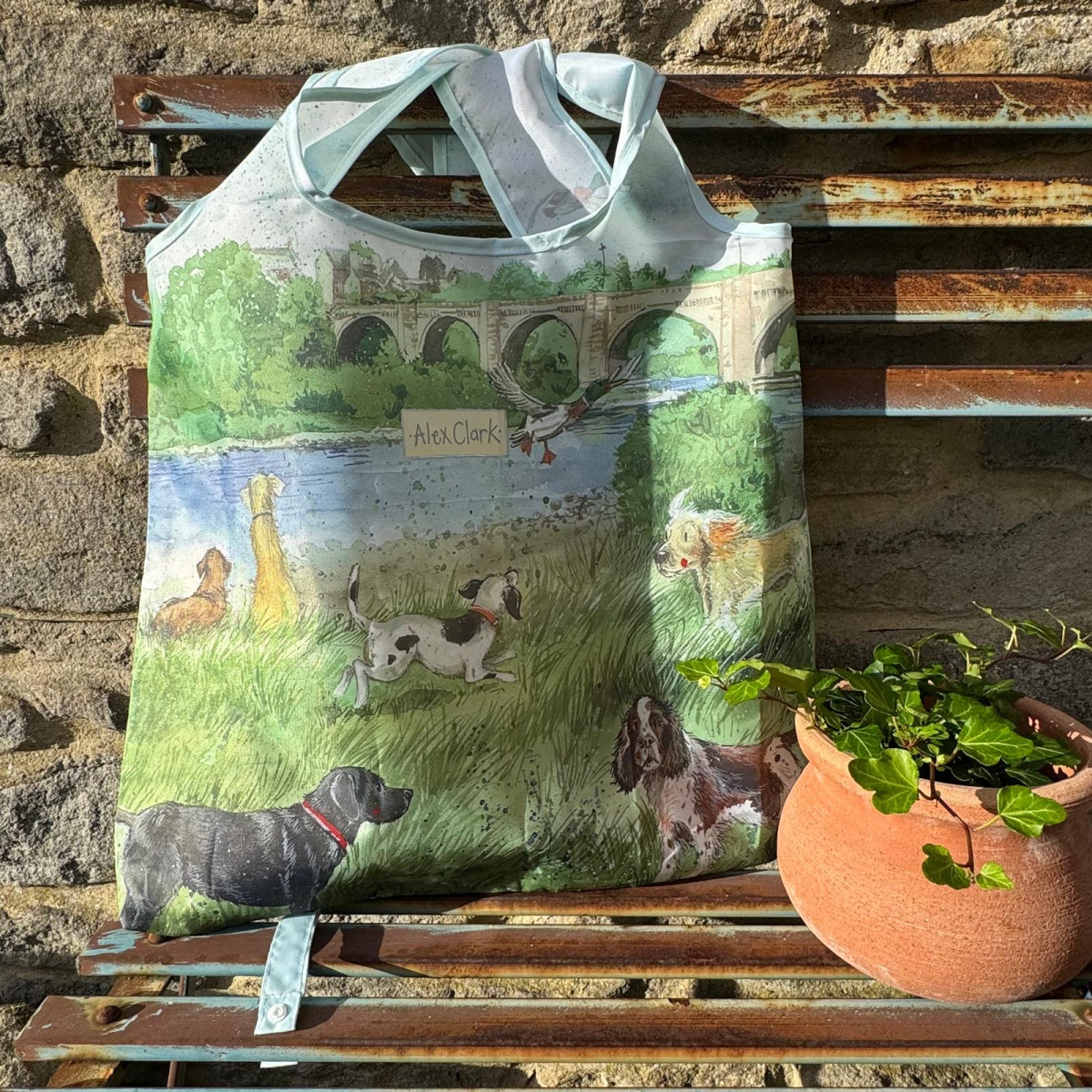 Along The River Reusable Shopping Bag