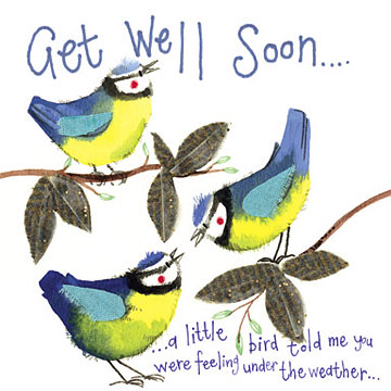 Under The Weather Get Well Card