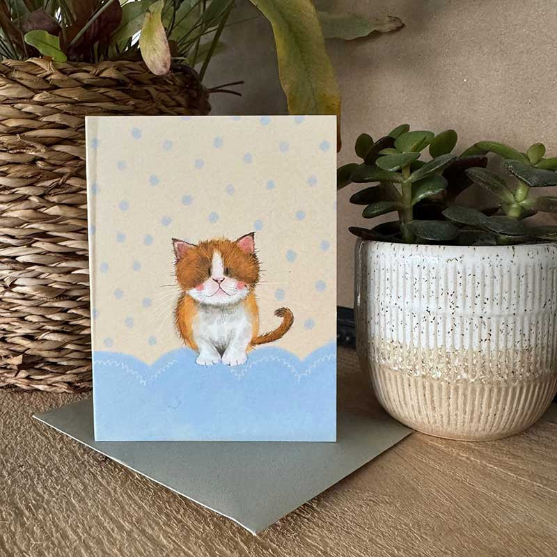 Little Toffee Blank Card