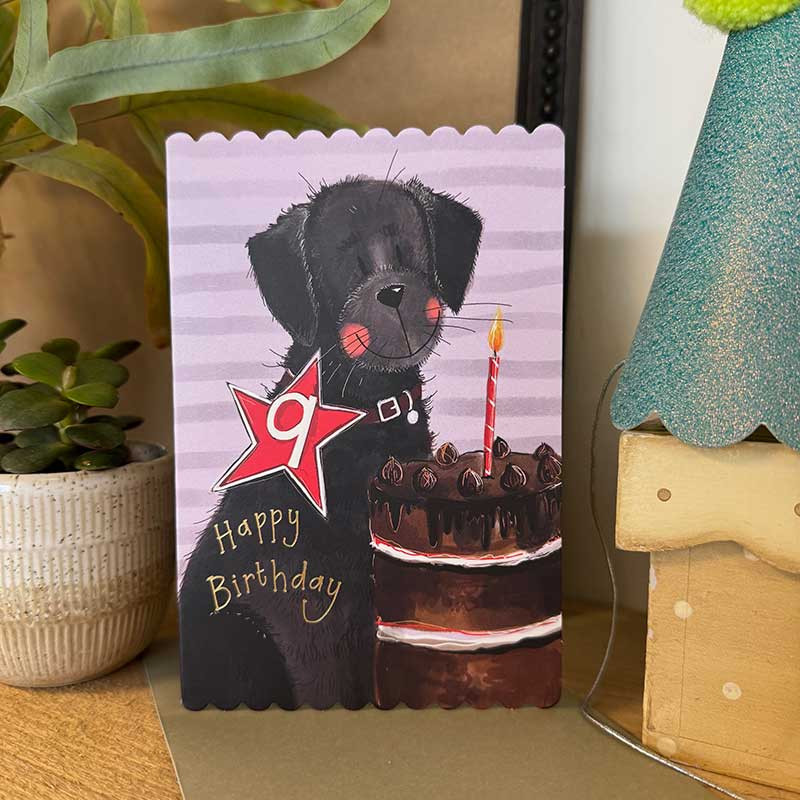 9Th Birthday Card