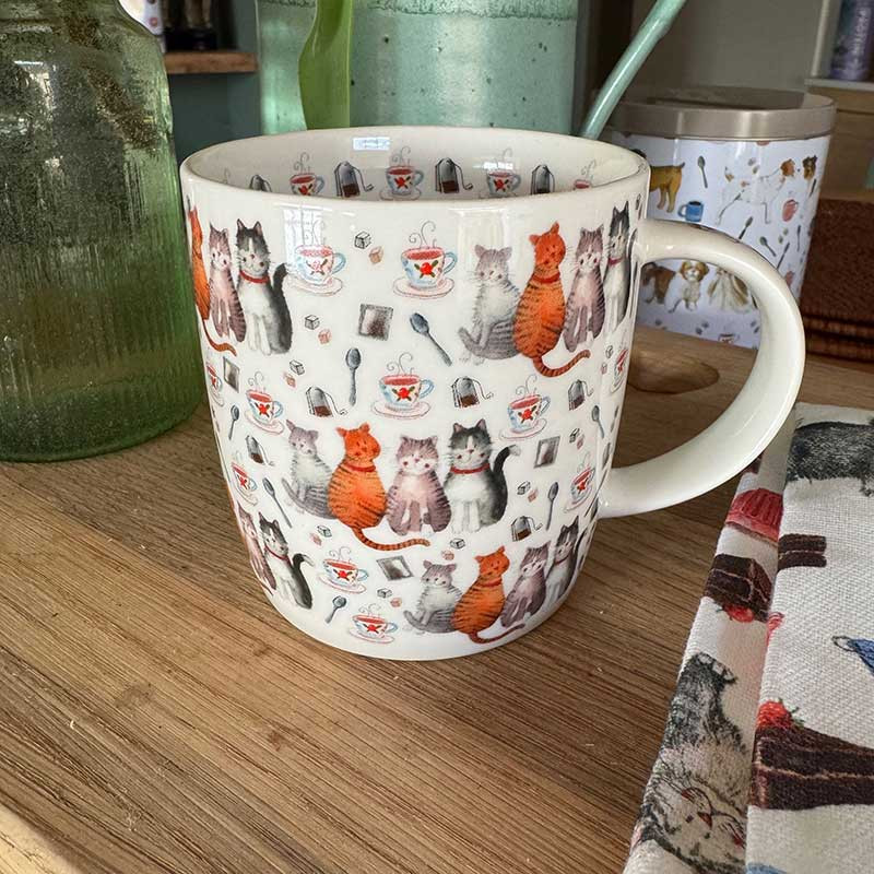 Cat And Tea Mug