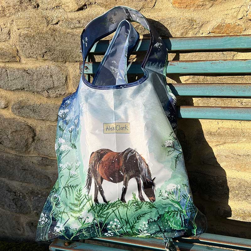 Horse And Cow Parsley Reusable Shopping Bag