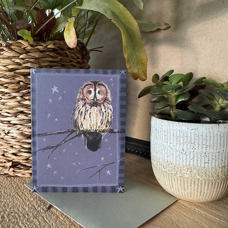 Night Owl Blank Card
