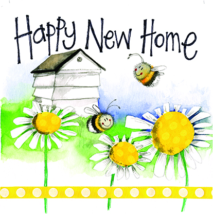 Bee Hive New Home Card