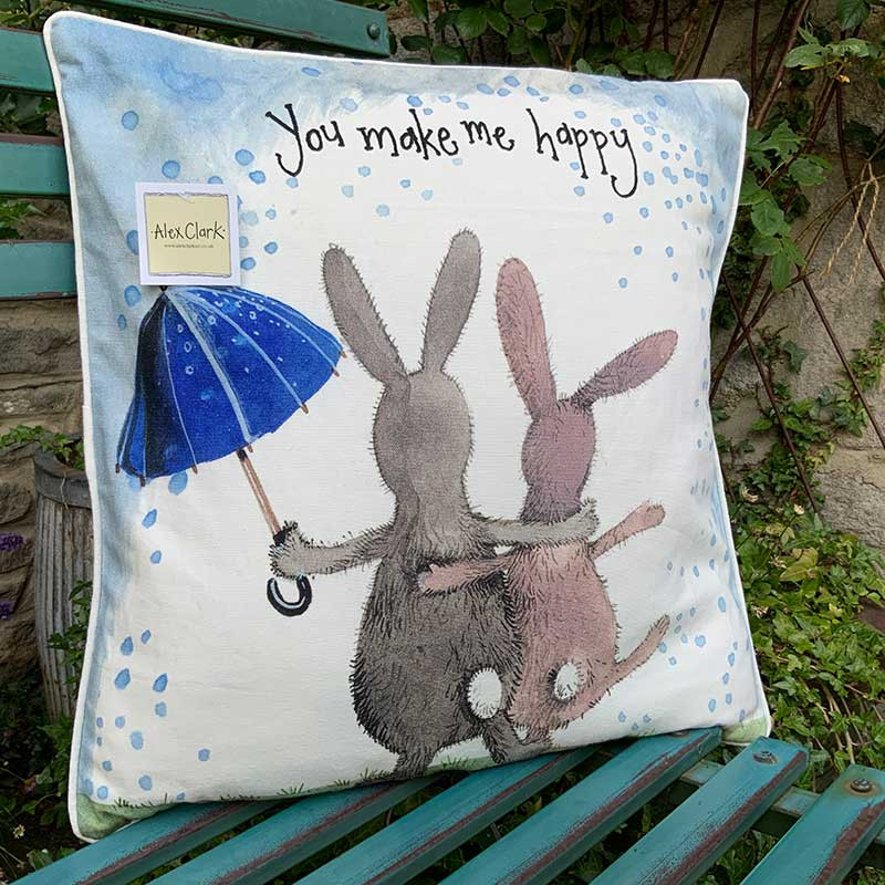 You Make Me Happy Cushion