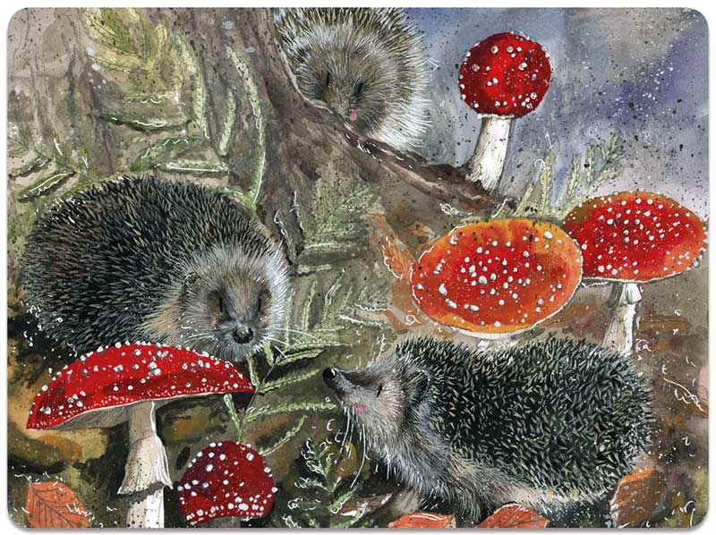 Hedgehogs Place Mat