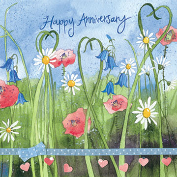 Meadow Anniversary Card