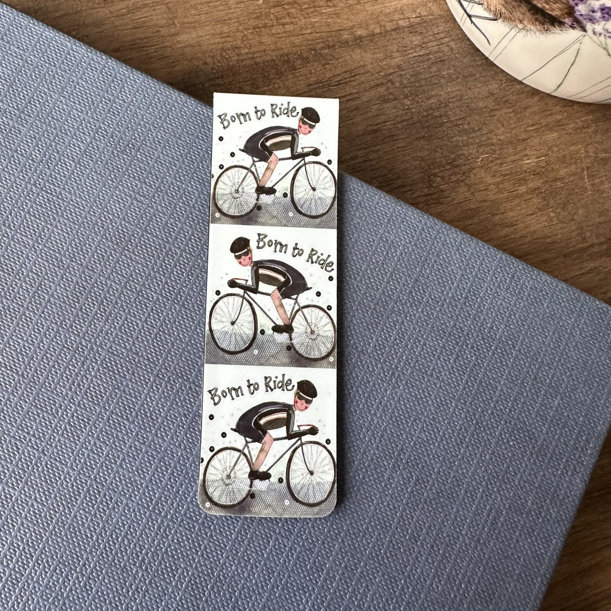 Cyclist Bookmark